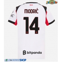 Maglie da calcio AC Milan Luka Modric #14 Seconda Maglia Femminile 2025-26 Manica Corta